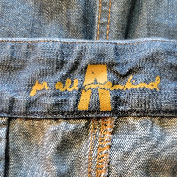 7 For all Mankind Jean Skirt Size 29 - Picture 4 of 6